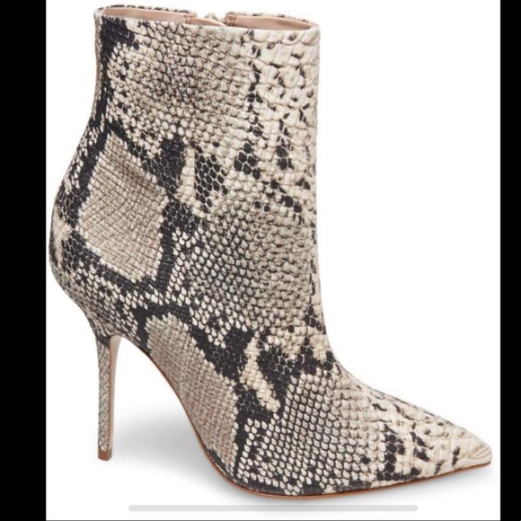Ashton snake skin booties - Picture 1 of 3